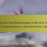 Battle Pass Vault Belohnungen in World of Tanks Blitz: Frühere Saisonen, Sammlerstücke, Zugang
